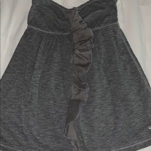 Abercrombie & Fitch gray tube top